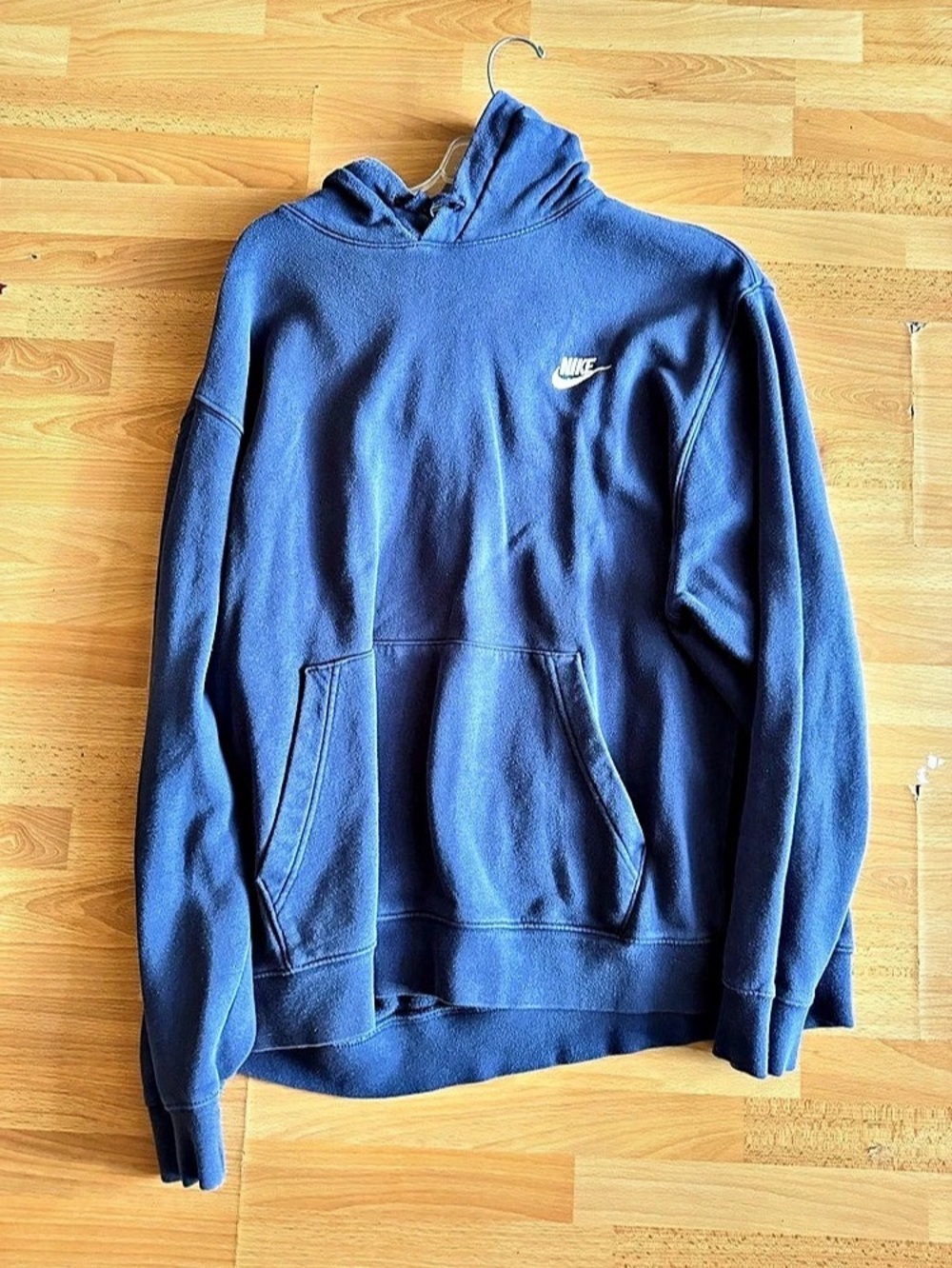 Nike Men's Hoodie in Blue Size Medium Like New